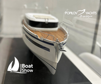 Яхты российского производства Попилов на Moscow Boat Show 2023
